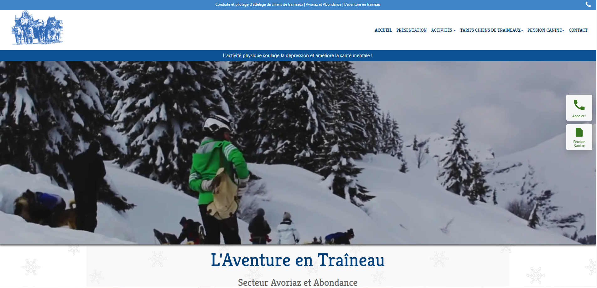 L'Aventure en Traîneau – Avoriaz / Abondance à Féternes